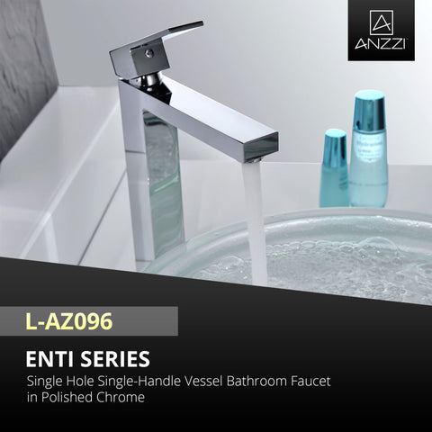 ANZZI Enti Series Single Hole Single-Handle Vessel Bathroom Faucet