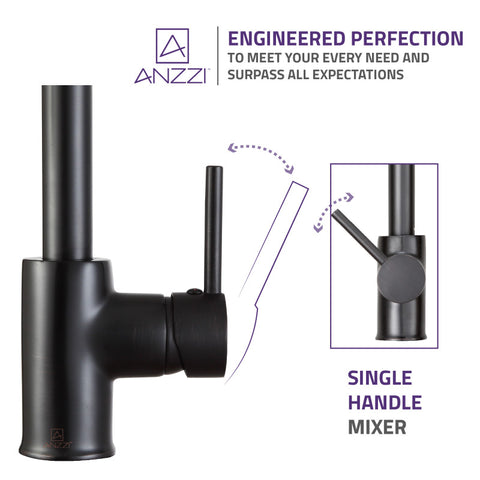 Sire Single-Handle Pull-Out Sprayer Kitchen Faucet