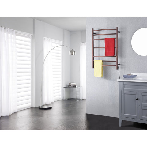 Gown 7-Bar Stainless Steel Wall Mounted Towel Warmer