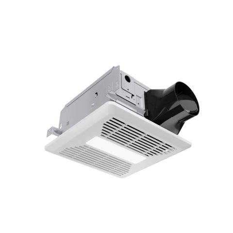 EF-AZ101WH - ANZZI 80 CFM 0.7 Sone Ceiling Mount Bathroom Exhaust Fan with LED Light