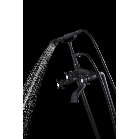 Tugela 3-Handle Claw Foot Tub Faucet with Hand Shower