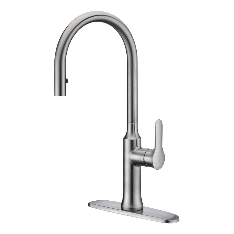 ANZZI Cresent Single Handle Pull-Down Sprayer Kitchen Faucet