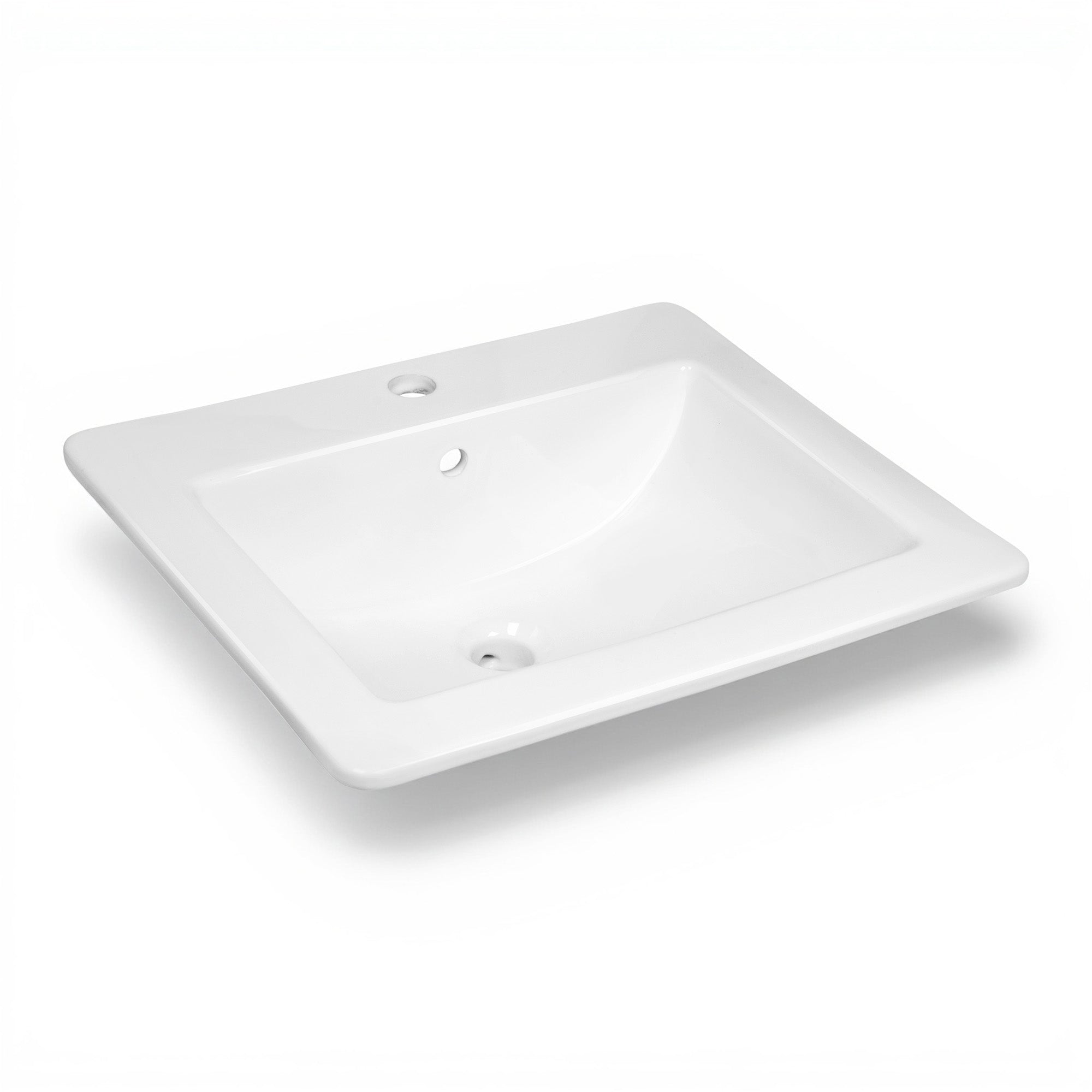 LS-AZ927 - ANZZI Jack Series 21 in. Rectangular Ceramic Drop-In