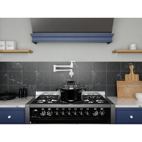 Marca 360-Degree 24" Wall Mounted Pot Filler with Dual Swivel