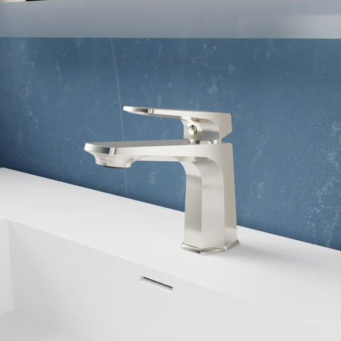 ANZZI Single Handle Single Hole Bathroom Faucet With Pop-up Drain