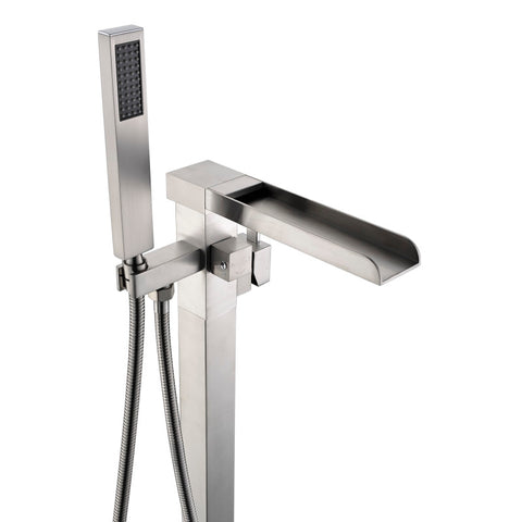 Union 2-Handle Claw Foot Tub Faucet with Hand Shower