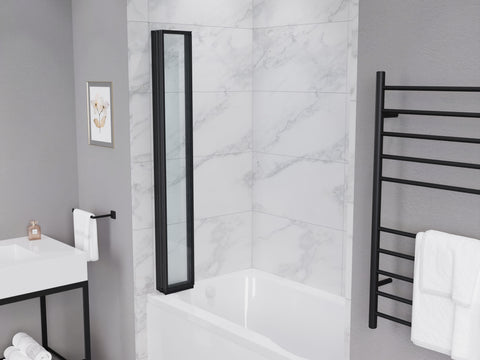 ANZZI 56-in. x 33-in. Accordion-Style Bathtub Shower Door