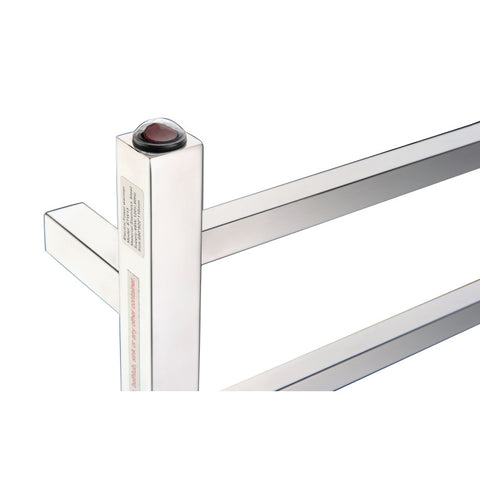 Charles Series 6-Bar Stainless Steel Wall Mounted Electric Towel Warmer Rack