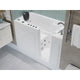WF5326RWD - ANZZI 53 - 60 in. x 26 in. Right Drain Air and Whirlpool Jetted Walk-in Tub in White