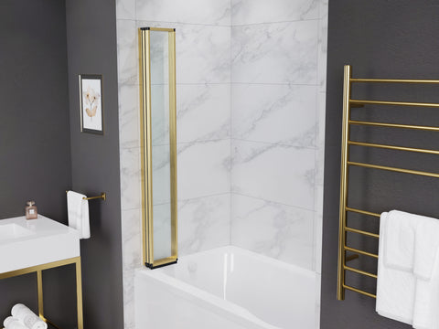 ANZZI 56-in. x 33-in. Accordion-Style Bathtub Shower Door