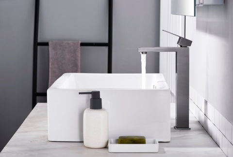 ANZZI Enti Series Single Hole Single-Handle Vessel Bathroom Faucet