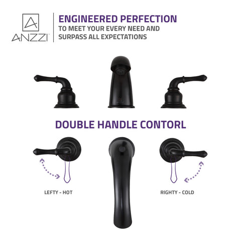 Prince 8 in. Widespread 2-Handle Bathroom Faucet