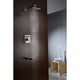 SH-AZ038 - ANZZI Mezzo Series Single Handle Wall Mounted Showerhead and Bath Faucet Set in Brushed Nickel