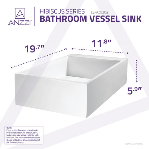 Pascal Solid Surface Vessel Sink in Matte White