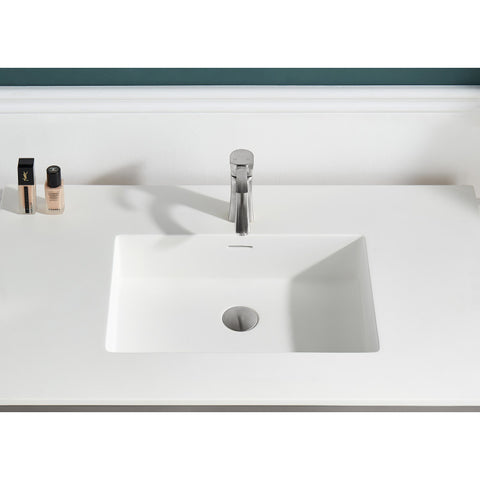 Orchard 36 in. Console Sink with Glossy White Counter Top