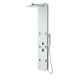 SP-AZ8089 - ANZZI Jaguar 60 in. 6-Jetted Full Body Shower Panel with Heavy Rain Shower and Spray Wand in White