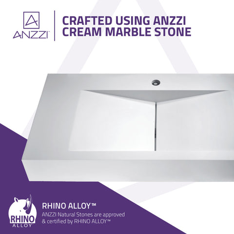 Althea Solid Surface Vessel Sink in Matte White