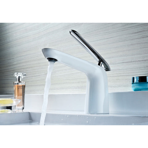 ANZZI Etude Series Single Hole Single-Handle Low-Arc Bathroom Faucet