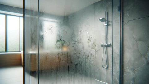 How to Clean Frameless Glass Shower Doors with Hard Water Stains