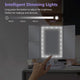 Anzzi Vanity LED Mirror Trifold Lighted with 1x/2x/3x Magnification and Touch Screen Dimming