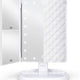 Anzzi Vanity LED Mirror Trifold Lighted with 1x/2x/3x Magnification and Touch Screen Dimming