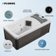 Borealis All-in-One Cold Plunge & Hot Tub with Integrated Chiller, Acrylic Interior, BT Speakers, Jets & App Control