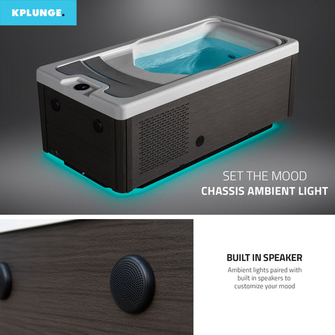 Borealis All-in-One Cold Plunge & Hot Tub with Integrated Chiller, Acrylic Interior, BT Speakers, Jets & App Control