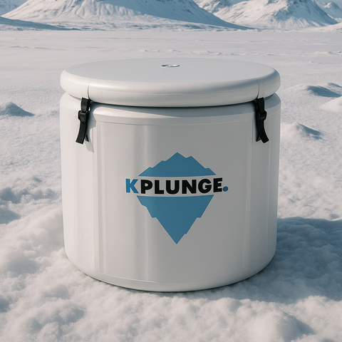 Arctic Fox Portable Inflatable Cold Plunge Ice Bath Tub – Easy Setup PVC Design, Insulated Cover, Pump & Carry Bag Included