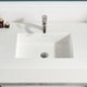 ANZZI Ventura 36" Console Sink Counter Top in Glossy White