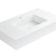 ANZZI Ventura 36" Console Sink Counter Top in Glossy White