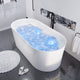 ANZZI Jericho Series 67" Air Jetted Freestanding Acrylic Bathtub in White