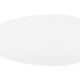 ANZZI Fiume 5.6 ft. Man-Made Stone Center Drain Freestanding Bathtub in Matte White