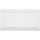 ANZZI Crema 5.9 ft. Solid Surface Center Drain Freestanding Bathtub in Matte White