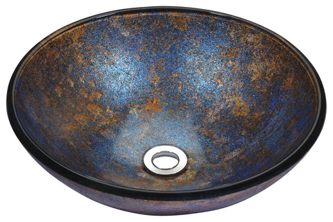 ANZZI Tara Series Deco-Glass Vessel Sink