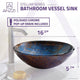 ANZZI Tara Series Deco-Glass Vessel Sink