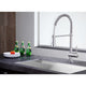 KF-AZ211BN - Carriage Single Handle Standard Kitchen Faucet in Brushed Nickel