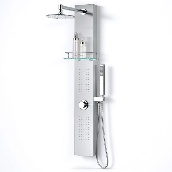 バス・洗面所用品 THE BODY STYLING SHOWERHEAD MMN001 SP-AZ075 - ANZZI Coastal Series 44 in. 2-Jetted Full Body Shower