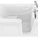 ANZZI Value Series 26 in. x 53 in. Right Drain Quick Fill Walk-In Air Tub in White