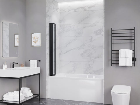 ANZZI 56-in. x 33-in. Accordion-Style Bathtub Shower Door
