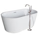 Coral Series 2-Handle Freestanding Claw Foot Tub Faucet with Hand Shower
