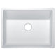 K-AZ221-1A - ANZZI Roine Farmhouse Reversible Apron Front Solid Surface 24 in. Single Basin Kitchen Sink in White