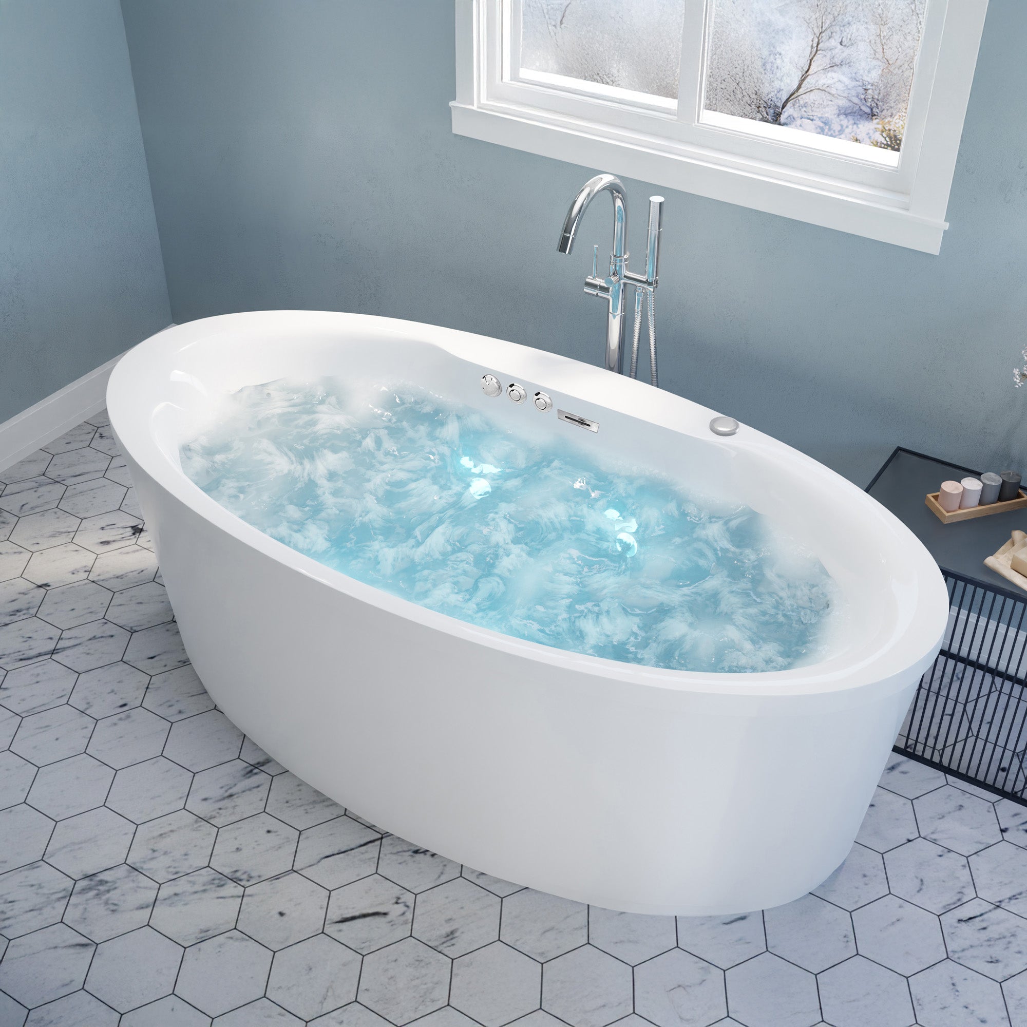 FT-AZ101 - ANZZI Heidi Series 67 in. x 34 in. Acrylic Combination