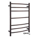 TW-AZ027ORB - ANZZI Gown 7-Bar Stainless Steel Wall Mounted Towel Warmer in Oil Rubbed Bronze