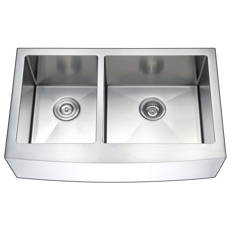 ANZZI ELYSIAN Series 36 in. Farm House 40/60 Dual Basin