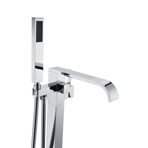 Angel 2-Handle Claw Foot Tub Faucet with Hand Shower