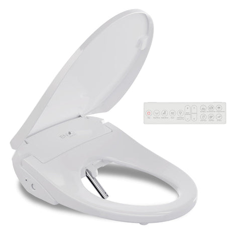 ANZZI Ember Elongated Smart Electric Bidet Toilet Seat with Remote Control and Heated Seat