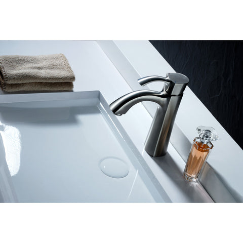 L-AZ013BN-R - ANZZI Single Hole Single-Handle Mid-Arc Bathroom Faucet in Brushed Nickel