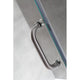 Archon 46 in. x 72 in. Framed Hinged Shower Door with Port 36 x 48 in. Shower Base