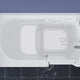 30 in. x 60 in. Right Drain Quick Fill Walk-In Soaking Tub in White