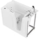 ANZZI Coupe Series 29 in. x 52 in. Right Drain Quick Fill Walk-In Whirlpool Tub with Powered Fast Drain in White